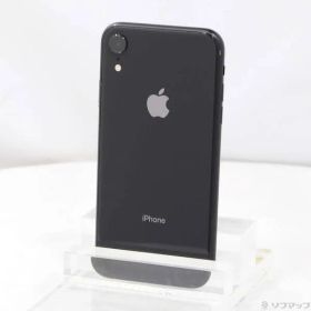 ソフマップ 〔中古品〕 iPhoneXR 64GB ブラック MT002J／A SIMフリー【198】