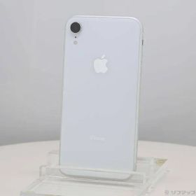 ソフマップ 〔中古品〕 iPhoneXR 64GB ホワイト MT032J／A SIMフリー【305】