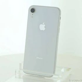 ソフマップ 〔中古品〕 iPhoneXR 64GB ホワイト MT032J／A SIMフリー【258】