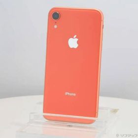 ソフマップ 〔中古品〕 iPhoneXR 64GB コーラル MT0A2J／A SIMフリー【305】