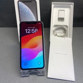 美品中古 国内版 SIMフリー iPhoneXR 128GB ホワイト色