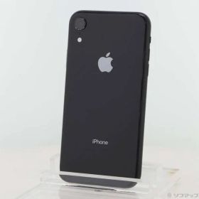 ソフマップ 〔中古品〕 iPhoneXR 64GB ブラック MH6U3J／A SIMフリー【198】