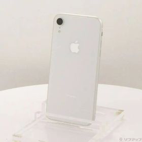 ソフマップ 〔中古品〕 iPhoneXR 128GB ホワイト MT0J2J／A SIMフリー【377】