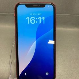 美品 国内版 SIMフリー iPhone XR 128GB レッド色