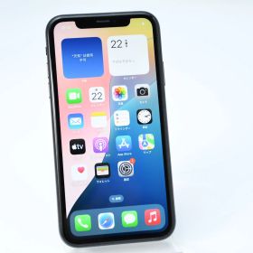 【訳あり＊液晶美品】SIMフリー docomo iPhoneXR 128GB ブラック