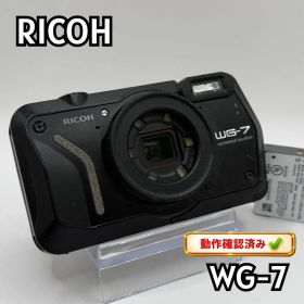 RICOH WG-7 ブラック コンパクトデジタルカメラ リコー 本格防水