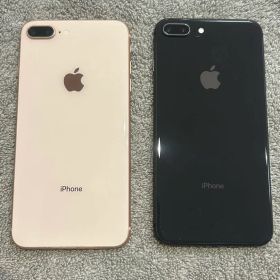 iPhone 8 Plus ブラック／ローズゴールド の2台 ジャンク