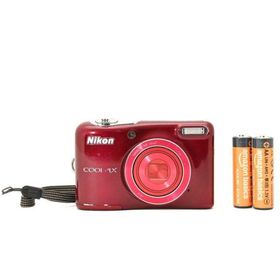 ＜並品＞ Nikon COOLPIX L32 レッド｜デジタルカメラ｜動作快調(コンパクトデジタルカメラ)