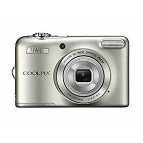 Nikon デジタルカメラ COOLPIX L32 シルバー 光学5倍ズーム 2005万画素 乾電池タイプ L32SL qqffhab(コンパクトデジタルカメラ)