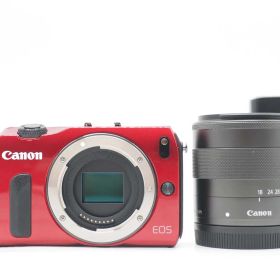 キャノン Canon EOS M Mirrorless Digital Camera Red 18-55mm Lens [新品同様] #Z6105A