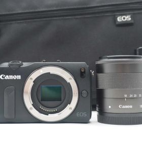 キャノン Canon EOS M Mirrorless Digital Camera Black 18-55mm Lens [良品] #Z6075A