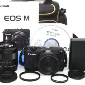 ★極上品★ Canon EOS M ダブルレンズキット バッテリー付属