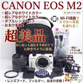 美品｜Canon EOS M2★1800万画素の高画質★背景ボケも簡単！完動品