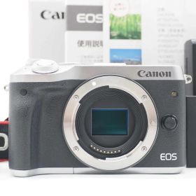 キャノン Canon EOS M6 24.2MP Digital Camera Silver 元箱 [新品同様] #Z6077A