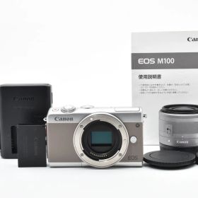 【美品】キヤノン Canon EOS M100 レンズキット ミラーレス一眼カメラ