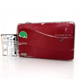 【フジフイルム】FUJIFILM FINEPIX Z700EXR レッド コンパクトデジタルカメラ バッテリー付き #R569