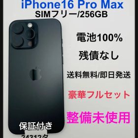 SS iPhone 16 Pro Max 256 GB ブラックチタニウム 本体