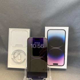 美品 国内版 SIMフリー iPhone14pro 128GB ディープパープル色