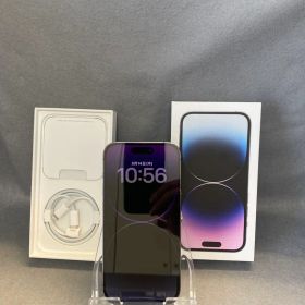 美品 国内版 SIMフリー iPhone14pro 128GBディープパープル色