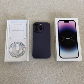 iPhone14pro 256GB ディープパープル esim シャッター音無し