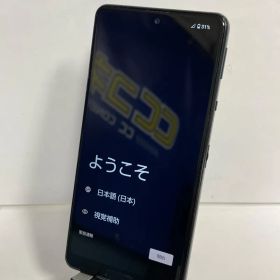 @【訳あり品】AQUOS sense5G au SIMロック解除済 GB ブラック 9850