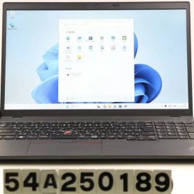Lenovo ThinkPad L15 Gen3 Core i5 1235U 1.3GHz/8GB/256GB(SSD)/15.6W/FHD(1920x1080)/Win11 【54A250189】