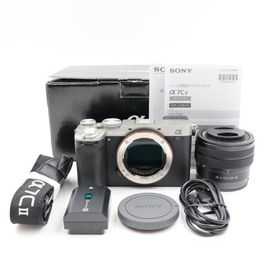 シャッター数5177枚 SONY α7C II ズームレンズキット シルバー ミラーレス一眼カメラ ILCE-7CM2L S ソニー