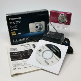 Panasonic LUMIX DMC-FX77 ピンク カメラ コンデジ 動作確認済み SDカードなし 中古品 管理番号KKVUKO806-2