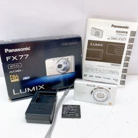 4ABM023 LUMIX DMC-FX77 ホワイト 動作品 デジカメ