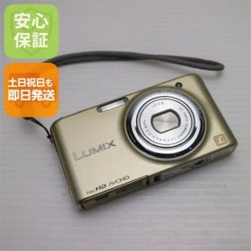 超美品 DMC-FX77 ゴールド 即日発送 Panasonic LUMIX デジカメ 本体 土日祝発送OK 04000