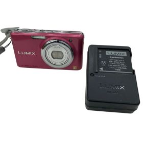 186000 現状品 Panasonic パナソニック LUMIX DMC-FX77 レッドピンク