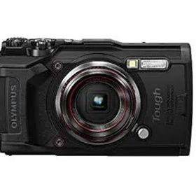 【中古】(非常に良い)OM SYSTEM/オリンパス OLYMPUS デジタルカメラ Tough TG-6 ブラック 1200万画素CMOS F2.0 15m 防水 100kgf耐荷重 GPS 内蔵Wi-Fi TG-6BLK