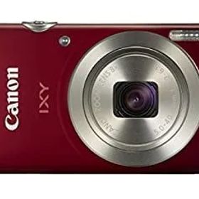 【中古】Canon デジタルカメラ IXY 180 レッド 光学8倍ズーム IXY180RE