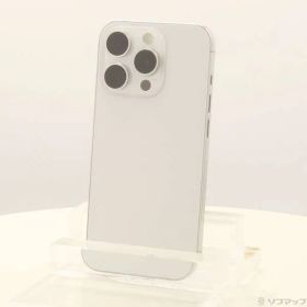 ソフマップ 〔中古品〕 iPhone15 Pro 128GB ホワイトチタニウム MTU83J／A SIMフリー【349】