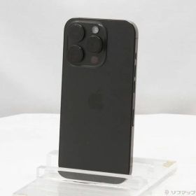 ソフマップ 〔中古品〕 iPhone15 Pro 256GB ブラックチタニウム MTUC3J／A SIMフリー【198】