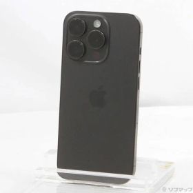 ソフマップ 〔中古品〕 iPhone15 Pro 256GB ブラックチタニウム MTUC3J／A SIMフリー【305】