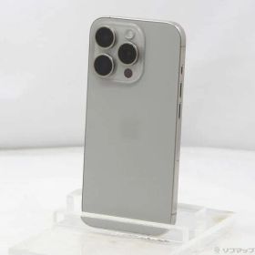 ソフマップ 〔中古品〕 iPhone15 Pro 256GB ナチュラルチタニウム MTUF3J／A SIMフリー【377】
