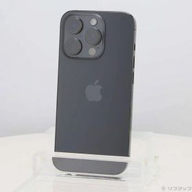 ソフマップ 〔中古品〕 iPhone15 Pro 512GB ブラックチタニウム MTUH3J／A SIMフリー【262】