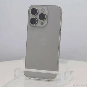 ソフマップ 〔中古品〕 iPhone15 Pro 512GB ナチュラルチタニウム MTUK3J／A SIMフリー【258】