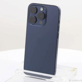 ソフマップ 〔中古品〕 iPhone15 Pro 512GB ブルーチタニウム MTUL3J／A SIMフリー【348】