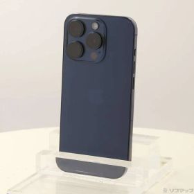 ソフマップ 〔中古品〕 iPhone15 Pro 512GB ブルーチタニウム MTUL3J／A SIMフリー【295】