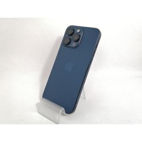 【中古】Apple 国内版 【SIMフリー】 iPhone 15 Pro Max 1TB ブルーチタニウム MU723J/A【新宿】保証期間１ヶ月【ランクB】