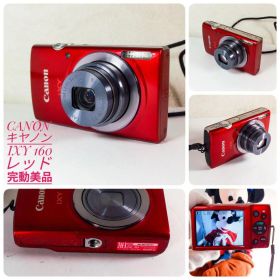 完動美品 キヤノン Canon IXY 160 レッド 動作確認済み