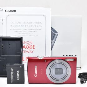 ■ ほぼ新品 ■ キヤノン Canon IXY 160 レッド PC2196 《動作確認済・付属品多数》 コンパクト デジタル カメラ #A0901