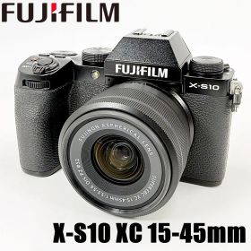 【美品】フジフイルム FUJIFILM X-S10 XC 15-45mm レンズキット ミラーレス カメラ 中古