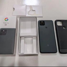 Google Pixel 5a グレー ケース付き