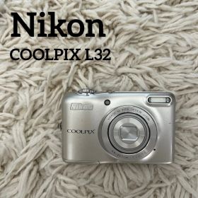 【✨大人気✨】Nikon COOLPIX L32 コンデジ 平成レトロ シルバー