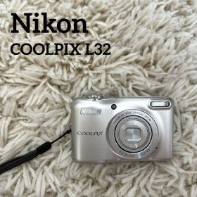 【✨美品✨】Nikon COOLPIX L32 平成レトロ コンデジ シルバー
