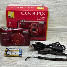 【美品・完動品】Nikon Coolpix L32 レッド