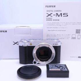 【228回 極美品】FUJIFILM X-M5 ボディ シルバー ミラーレス一眼カメラ F X-M5-S